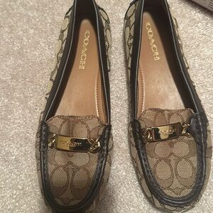 Never worn Coach Loafers Size 8
